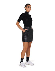 S1 Faux Skirt Short - Black