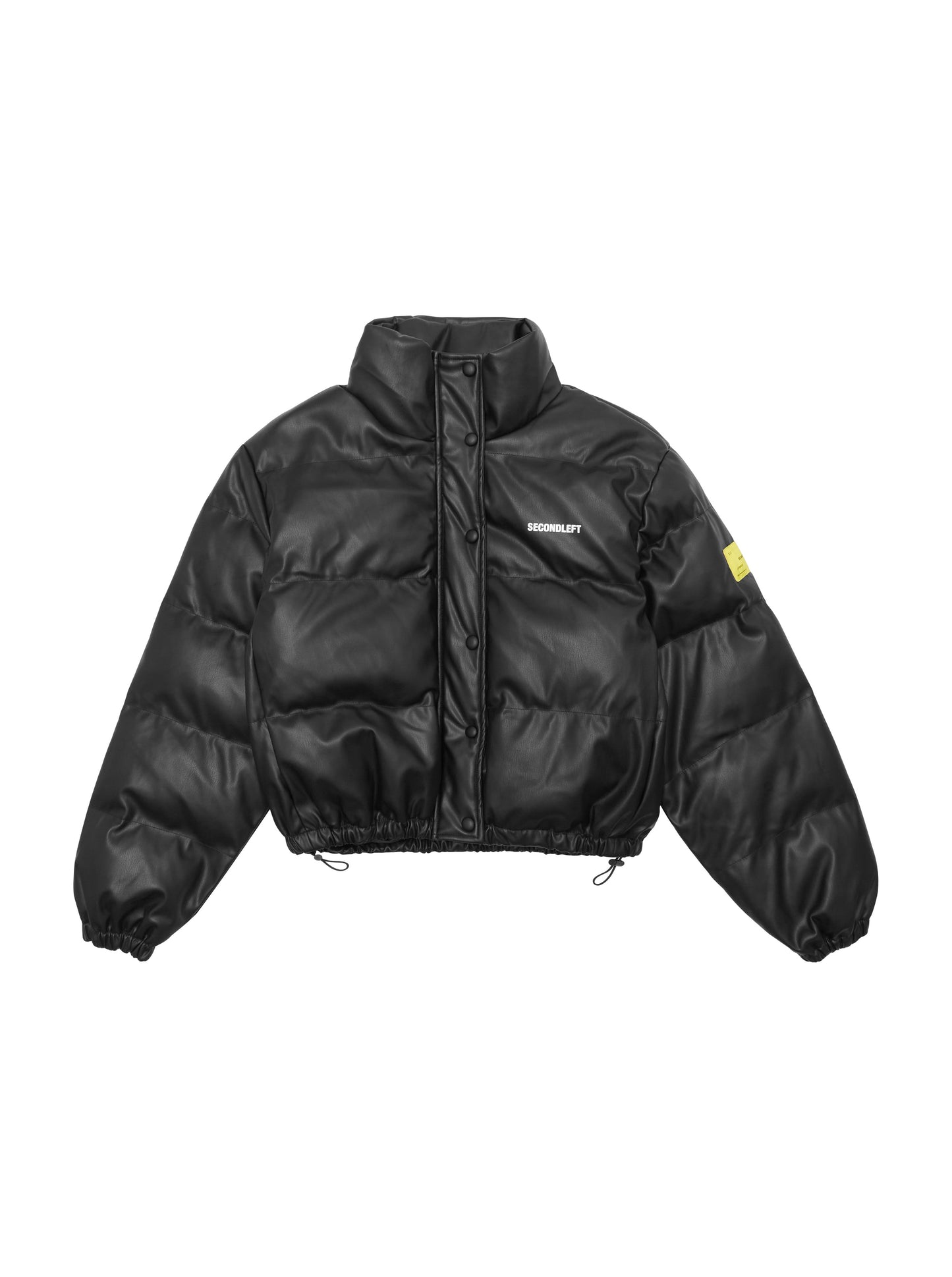 S1 Faux Crop Jacket - Black