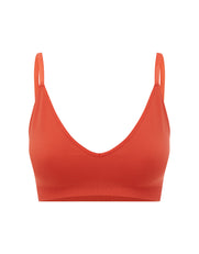 Seamless Base Bralette - Red