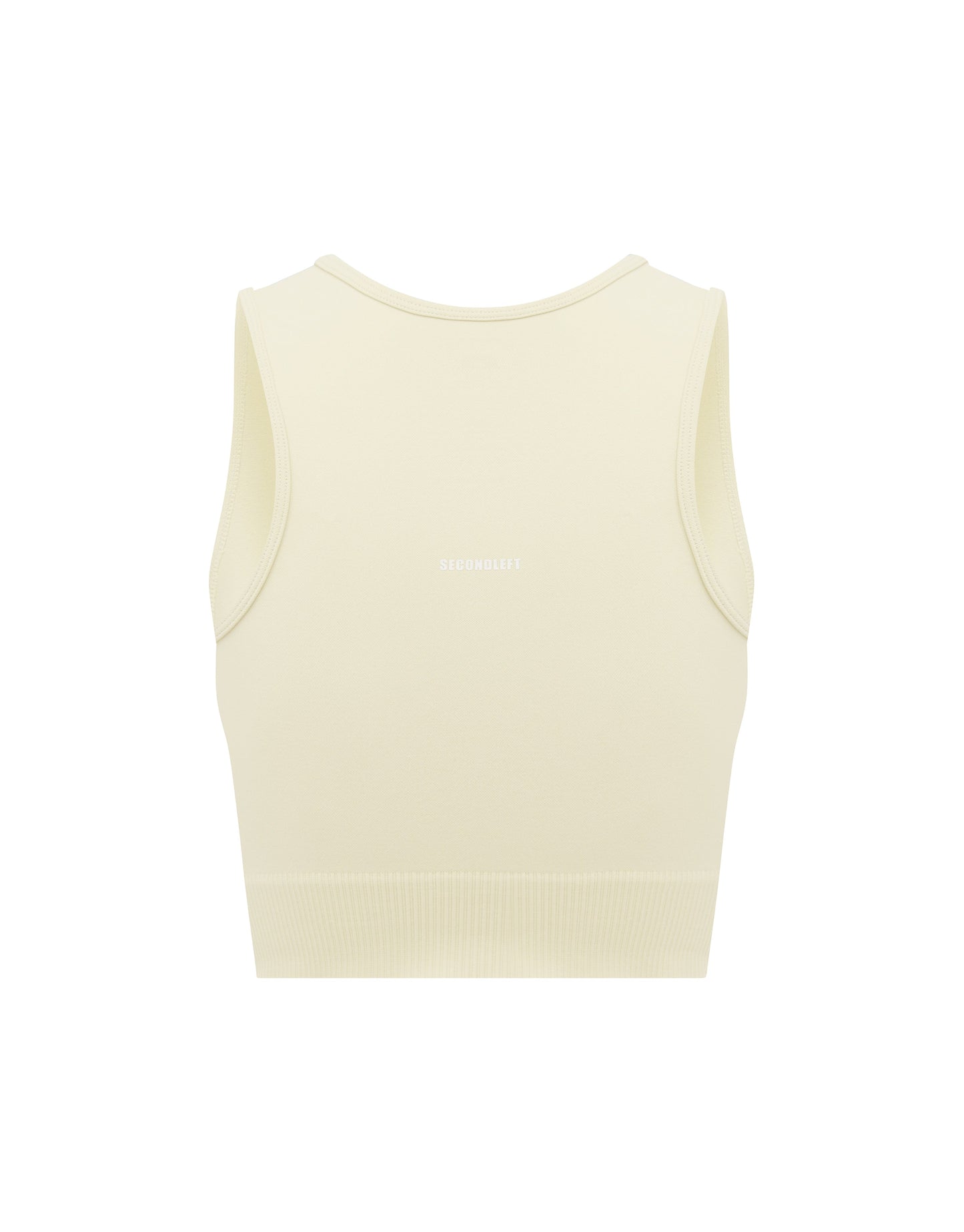 SL Seamless Cropped Singlet - Butter