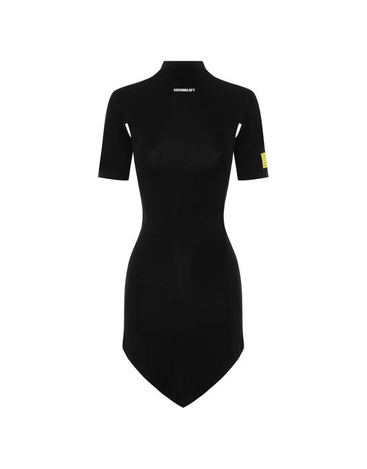 S1 Cut Out Dress Short - Black