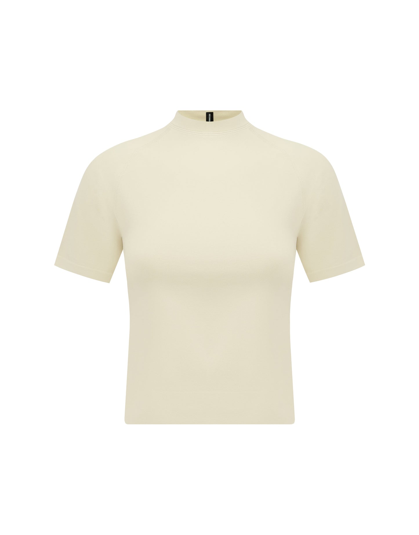 SL Seamless High Neck Tee - Butter