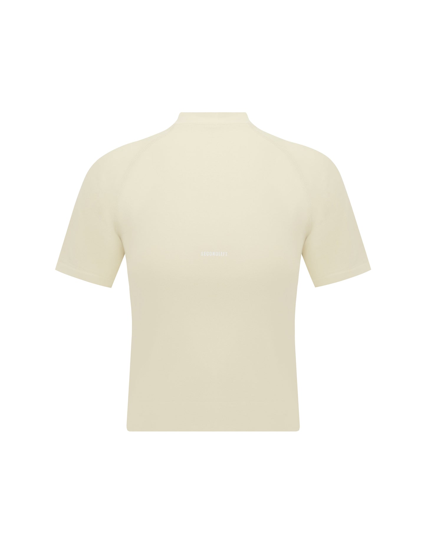 SL Seamless High Neck Tee - Butter