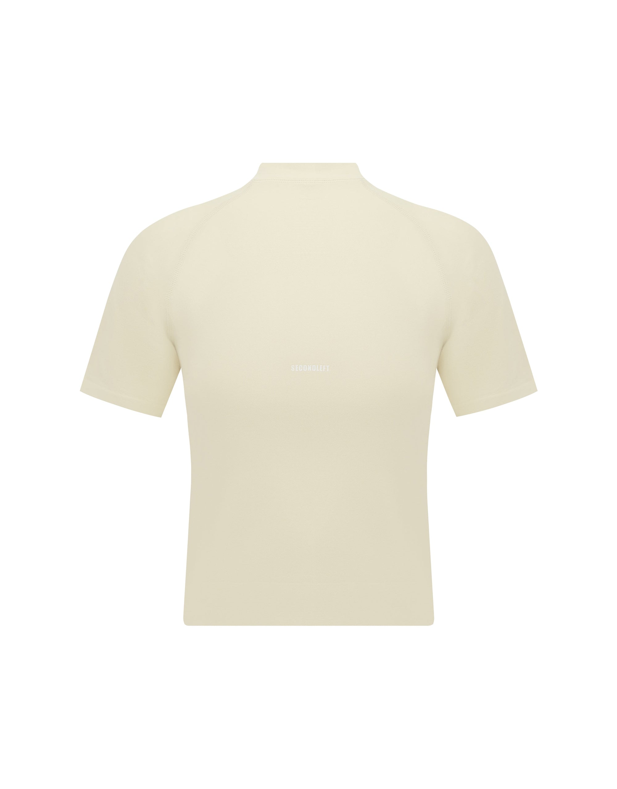 SL Seamless High Neck Tee - Butter