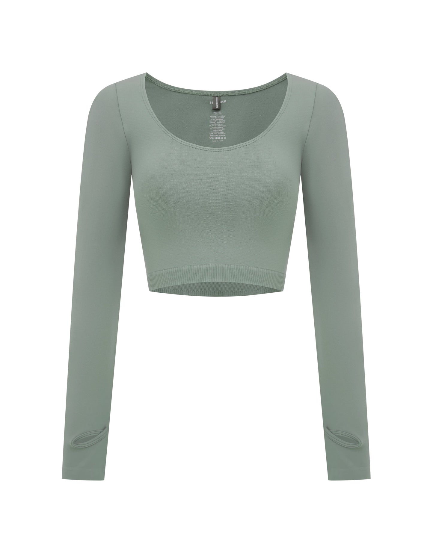 Seamless Scoop Long Sleeve - Blue