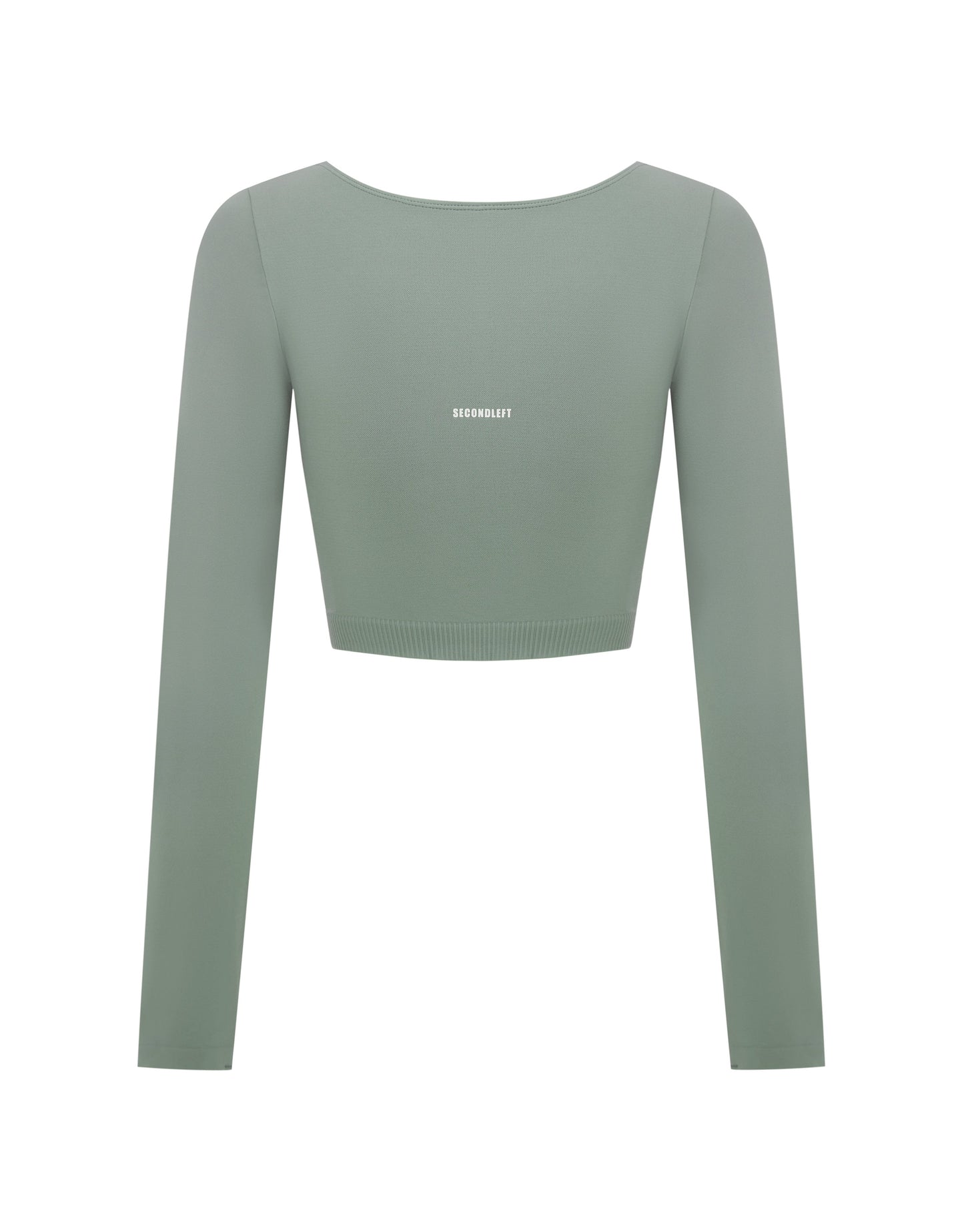 Seamless Scoop Long Sleeve - Blue