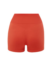 Seamless Mini Biker Shorts - Red