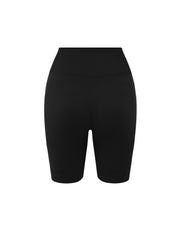 Seamless Midi Biker Shorts - Black