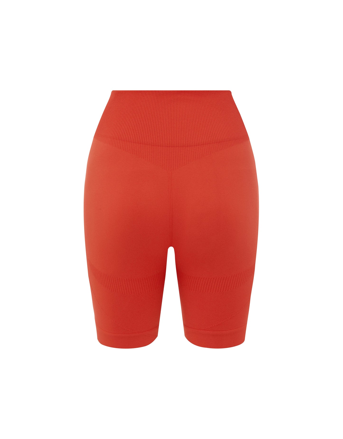 Seamless Midi Biker Shorts - Red