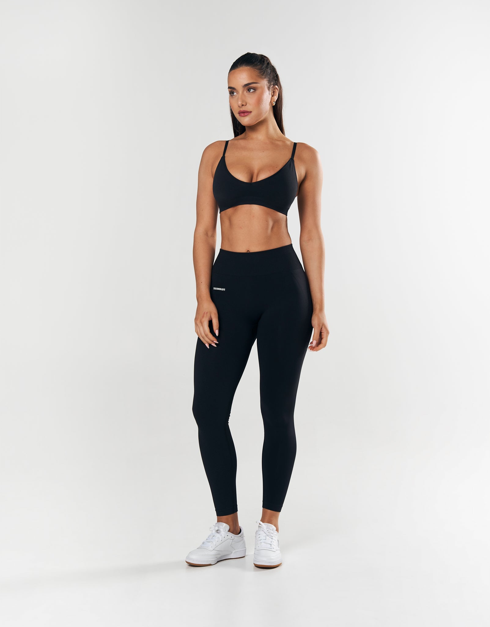 SL Seamless Base Bralette - Black