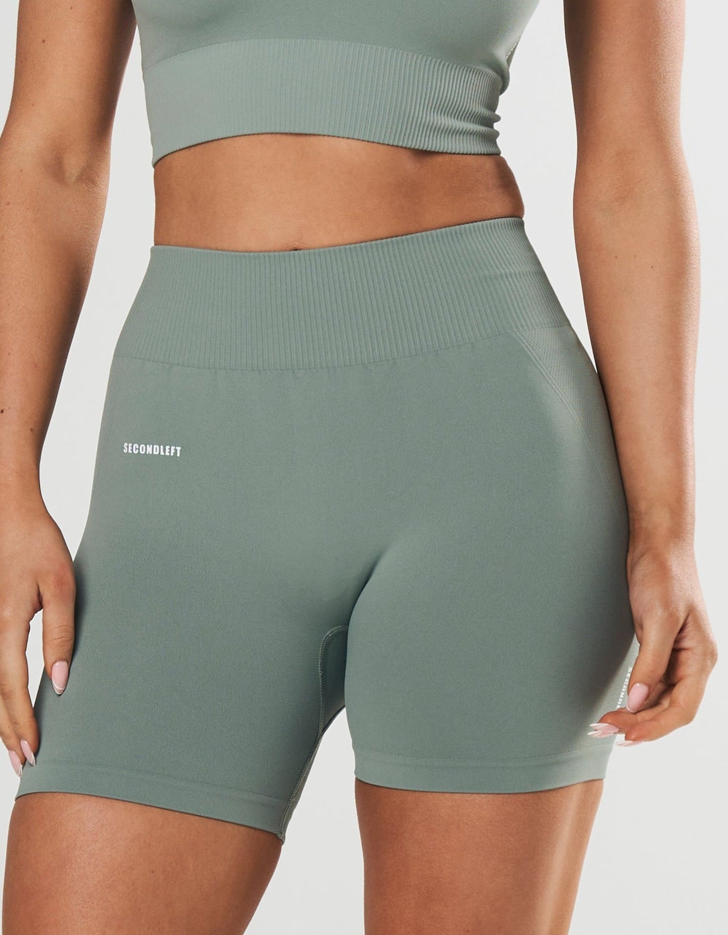 SL Seamless Midi Biker Shorts - Blue