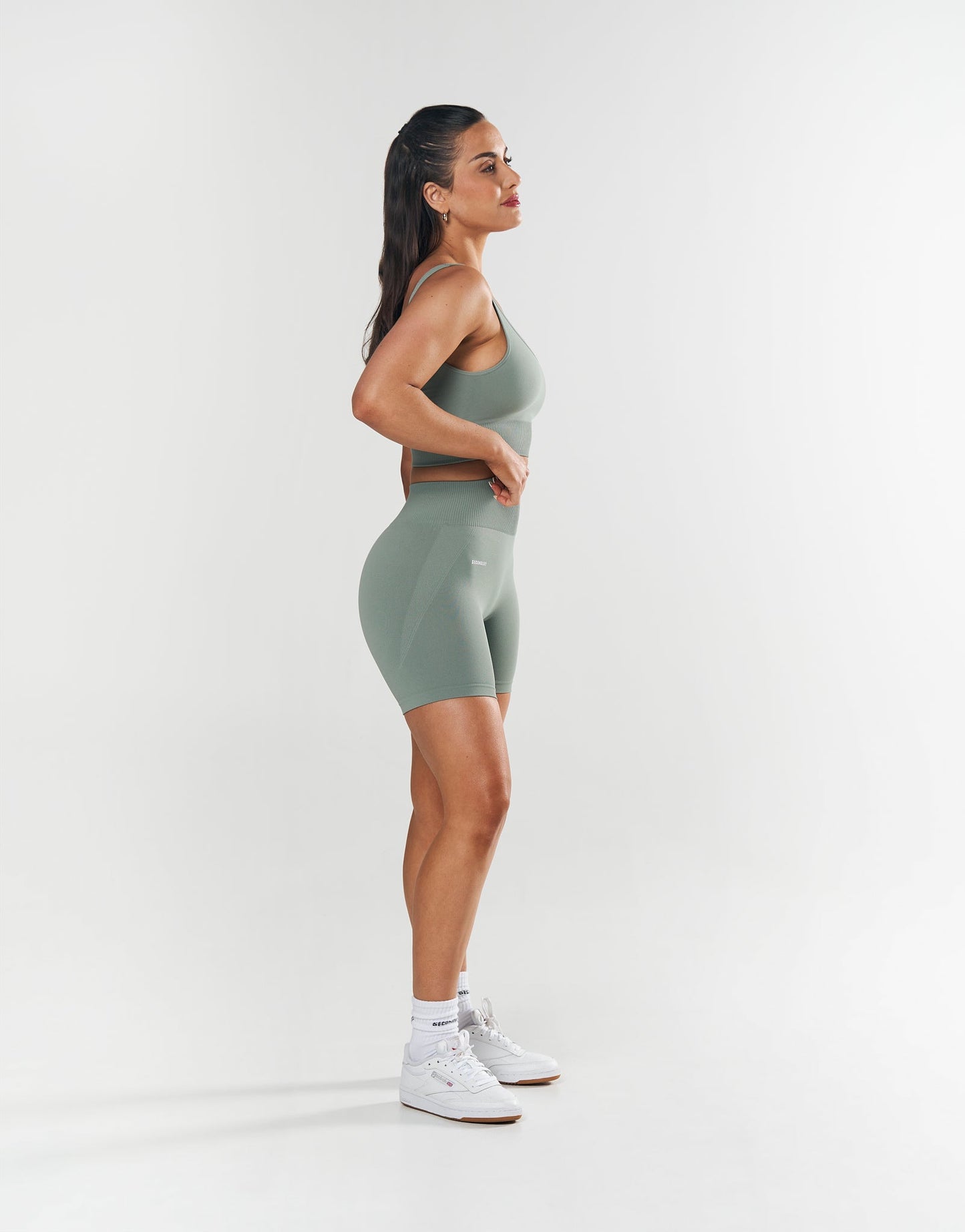 SL Seamless Midi Biker Shorts - Blue