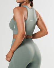 Seamless Cropped Singlet - Blue