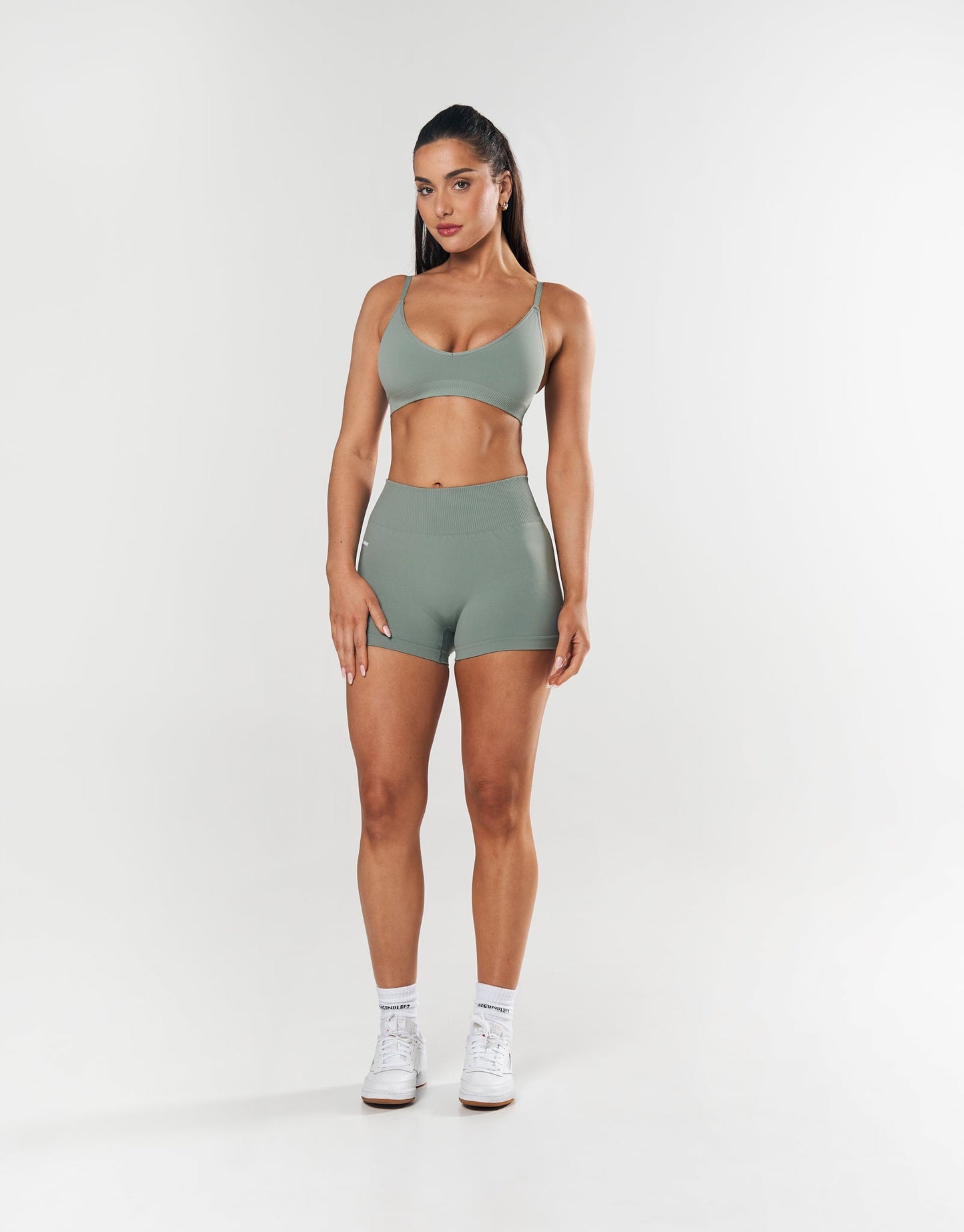 Seamless Mini Biker Shorts - Blue