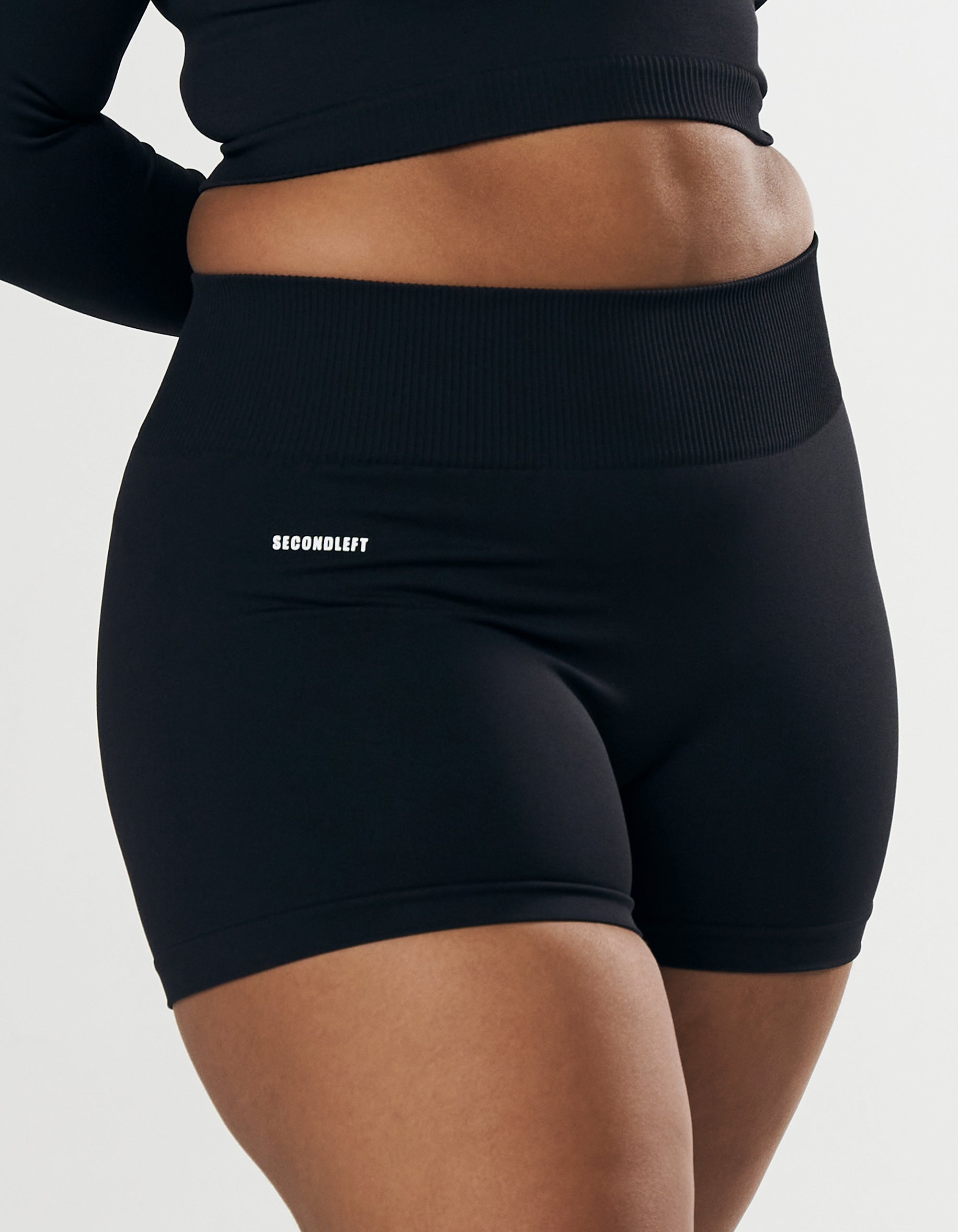SL Seamless Mini Biker Shorts - Black