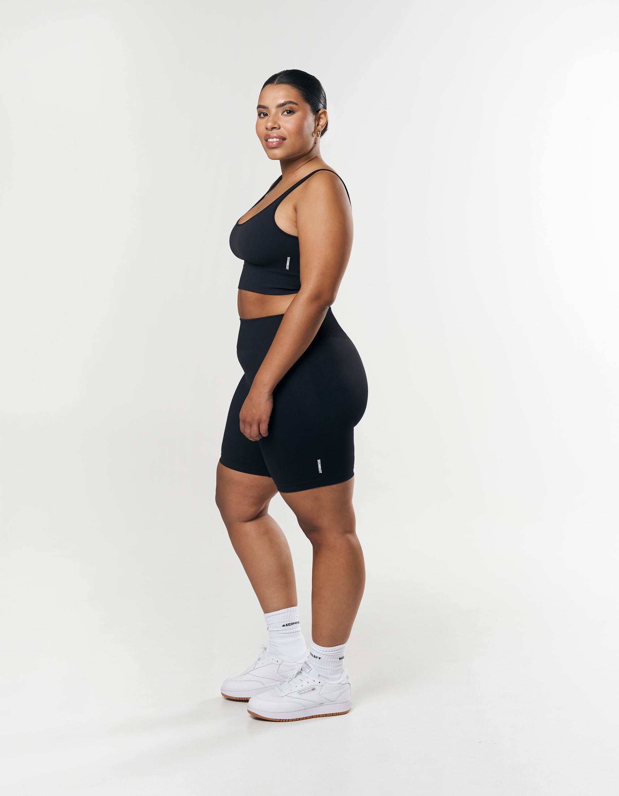 SL Seamless Low back Crop - Black