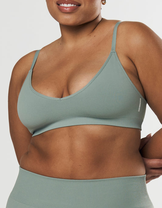 Seamless Base Bralette - Blue